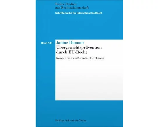 Übergewichtsprävention durch EU-Recht