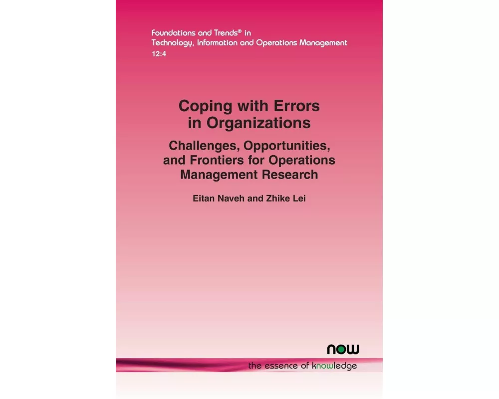 Coping with Errors in Organizations