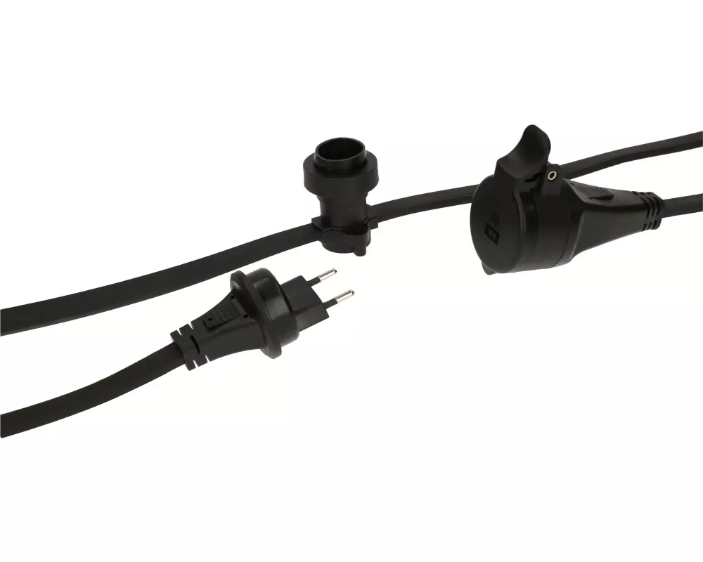 Max Hauri Lichterkette outdoor 10x E27 ILLU5 x 13 L=11.5m Typ 11 IP55