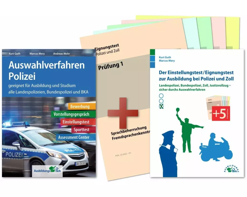 Auswahlverfahren und Einstellungstest Polizei - alles in einem Paket