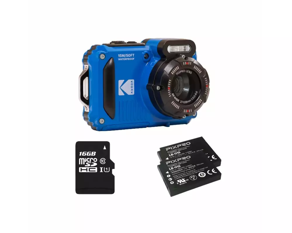 Kodak Unterwasserkamera PixPro WPZ2 Kit Blau