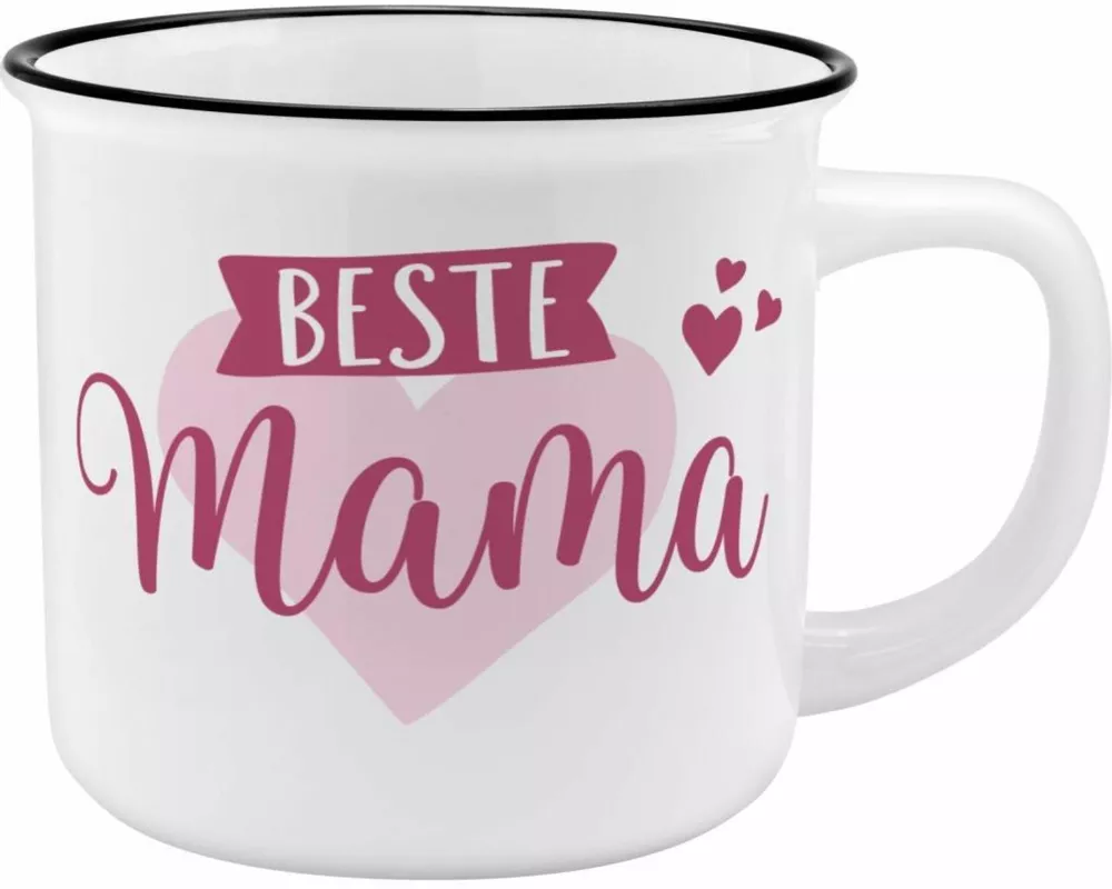 Gruss und Co 45764 Becher für Mama, New Bone China Porzellan, 35 cl