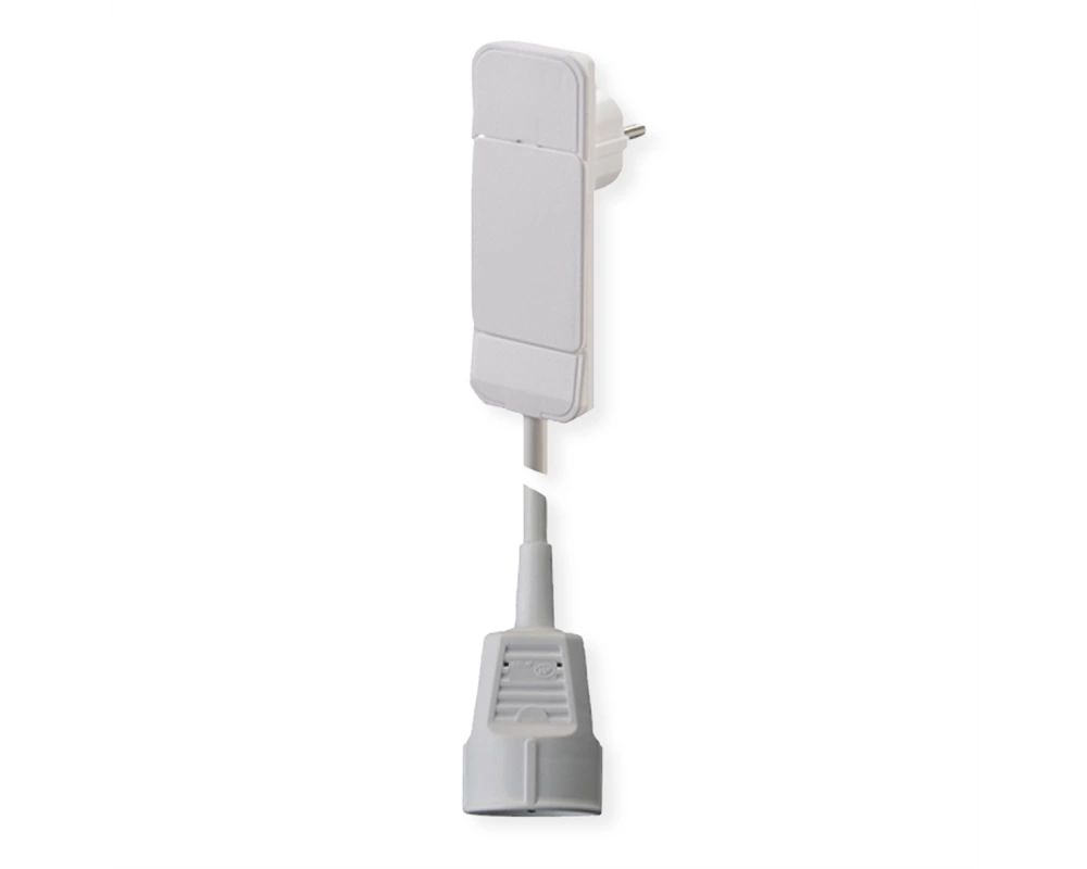 BACHMANN SmartPlug Flachstecker 1x Schutzkontakt weiß, 1.5m
