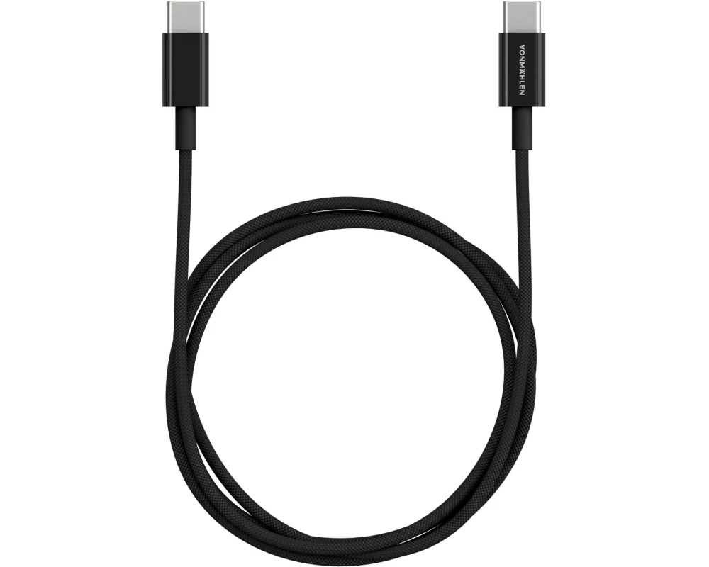 Vonmählen USB-C auf USB-C Kabel 1 m, Schwarz