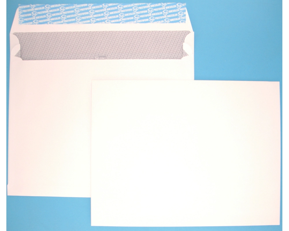 GOESSLER Couvert Expanso o/Fenster C4 2226 140g/weiss/Seitenfalt. 100 St.