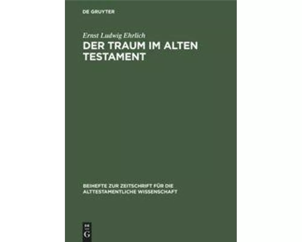 Der Traum im Alten Testament