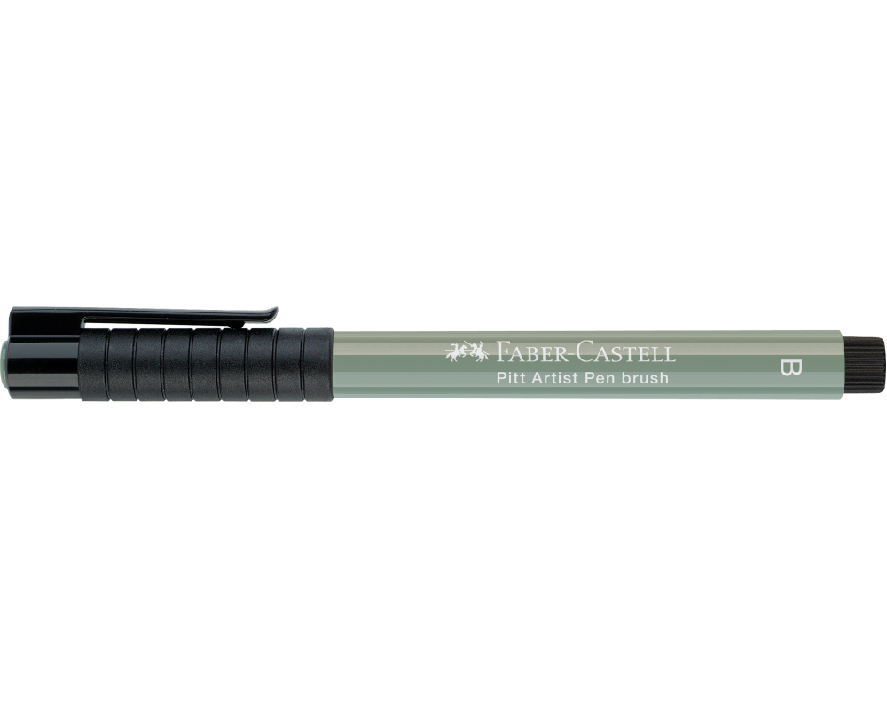 FABER-CASTELL Pitt Artist Pen Brush 2.5mm 167572 grünerde