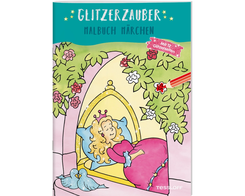 Glitzerzauber Malbuch. Märchen