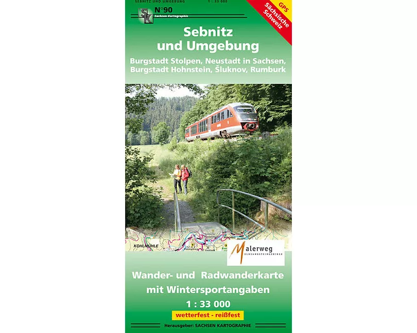 Sebnitz und Umgebung 1 : 33 000