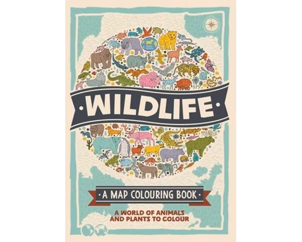 Wildlife: A Map Colouring Book