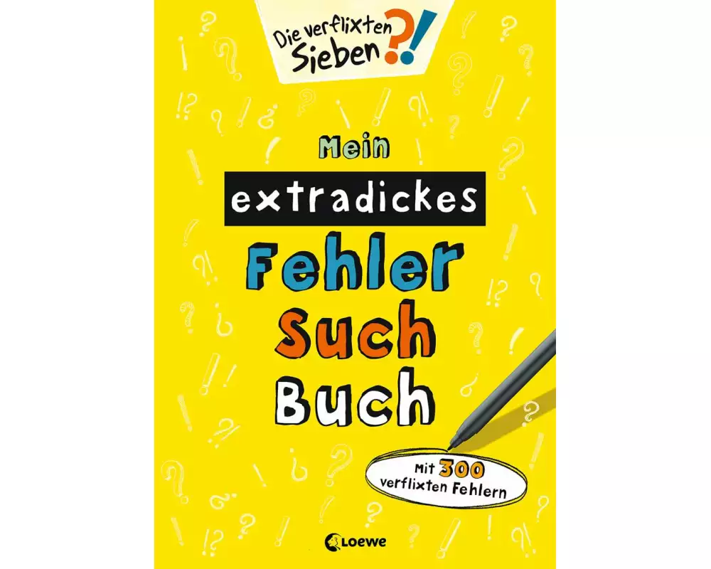 Mein extradickes Fehler-Such-Buch (gelb)
