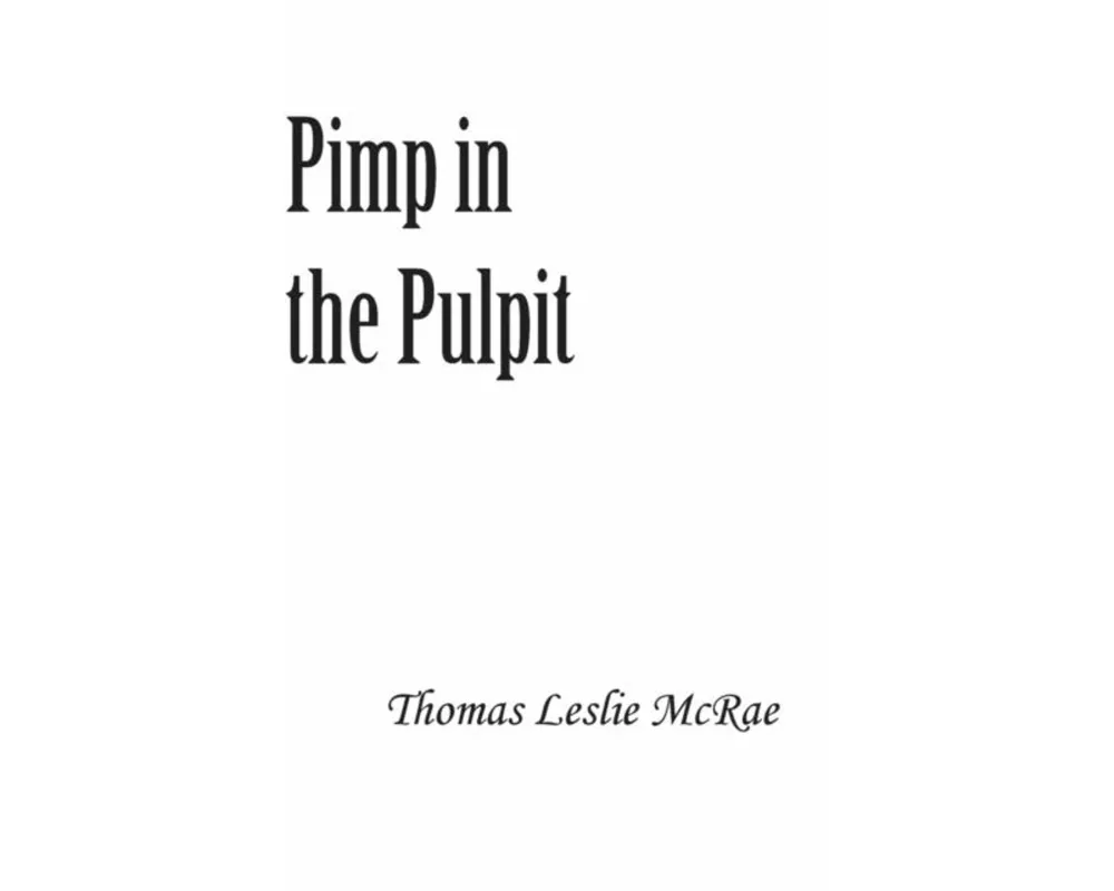 Pimp In The Pulpit