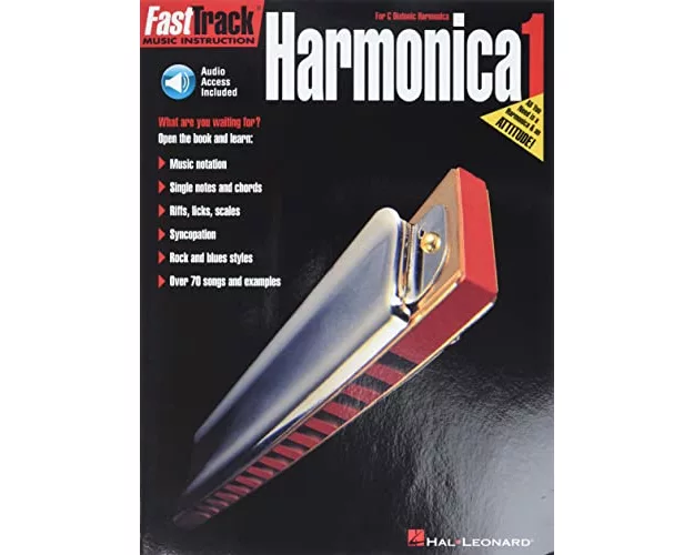 Fasttrack Harmonica Method - Book 1 Book/Online Audio