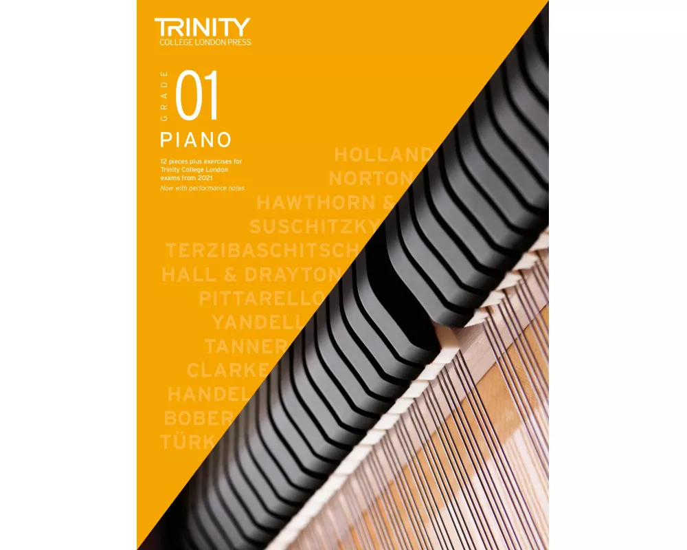 Trinity College London Piano Exam Pieces Plus Exercises From 2021: Grade 1