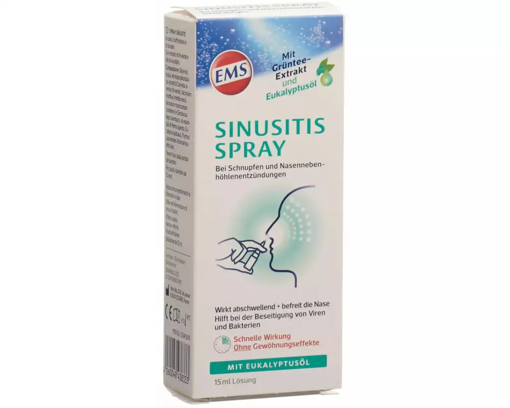 Emser Nasenspray Sinusitis mit Eukalyptusöl 15 ml