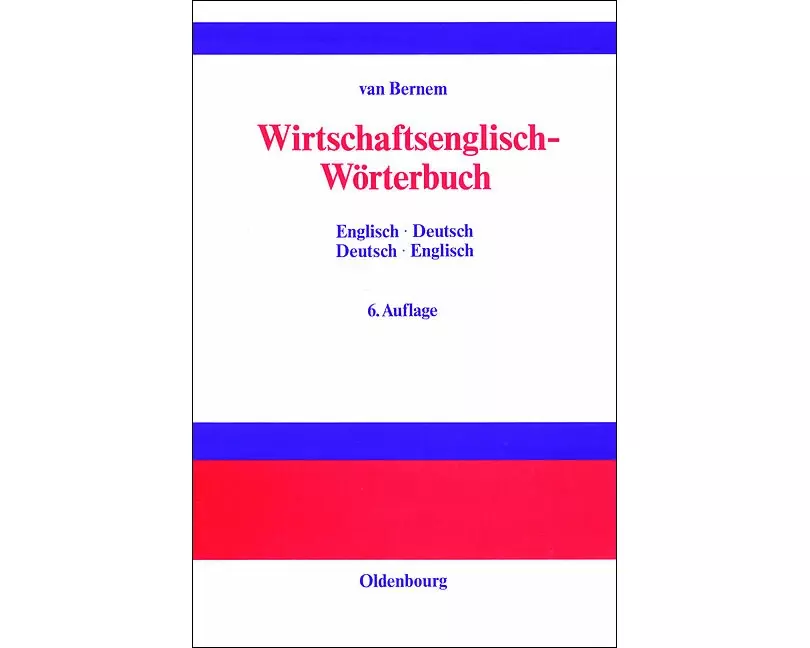 Wirtschaftsenglisch-Wörterbuch