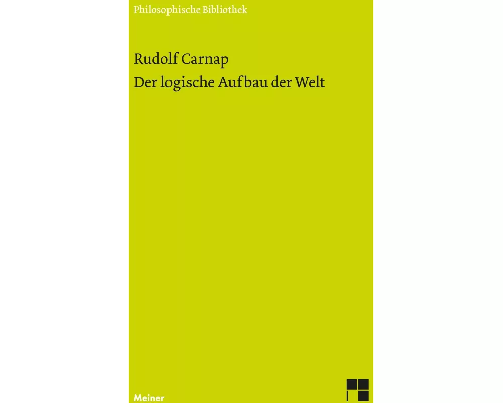 Der logische Aufbau der Welt