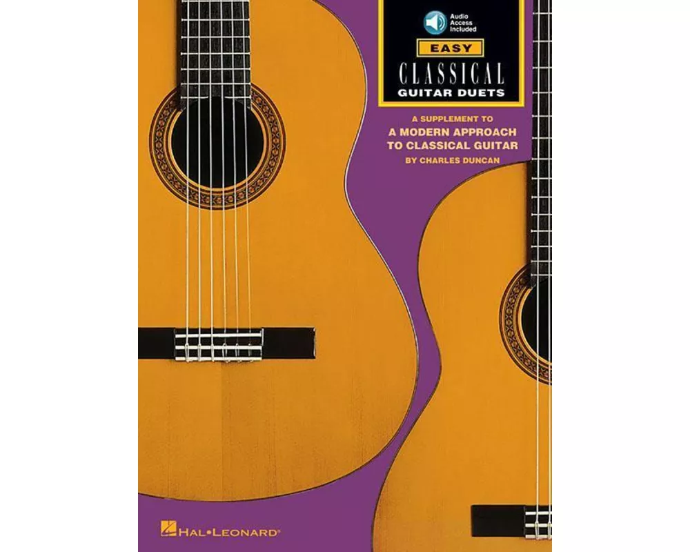 Easy Classical Guitar Duets Book/Online Audio