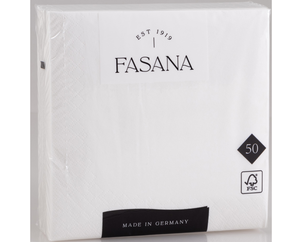 ELCO Serviette Zelltuch 33x33cm 13569000-001 3-lagig, weiss 50Stk.