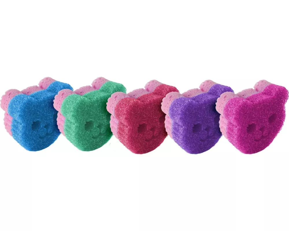 Mediashop Geschirrschwamm Magic Teddy Duo 5er Set