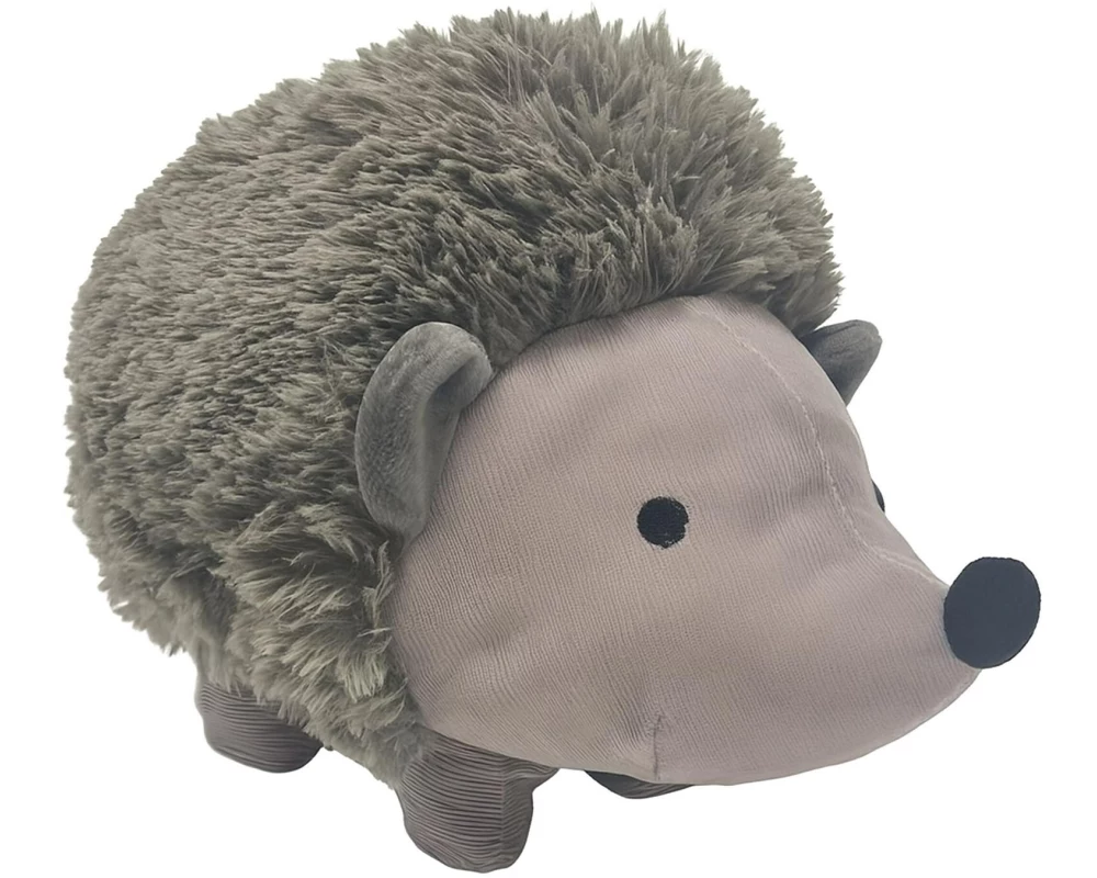 relaxdays Türsicherung Igel 34 cm Braun/Grau