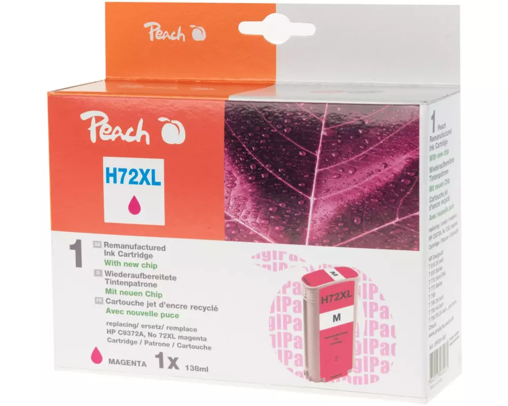 Peach Tinte HP Nr. 72XL (C9372A) Magenta