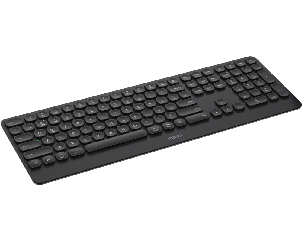 RAPOO E9390M Ultraslim Keyboard 13133 Wireless, Black