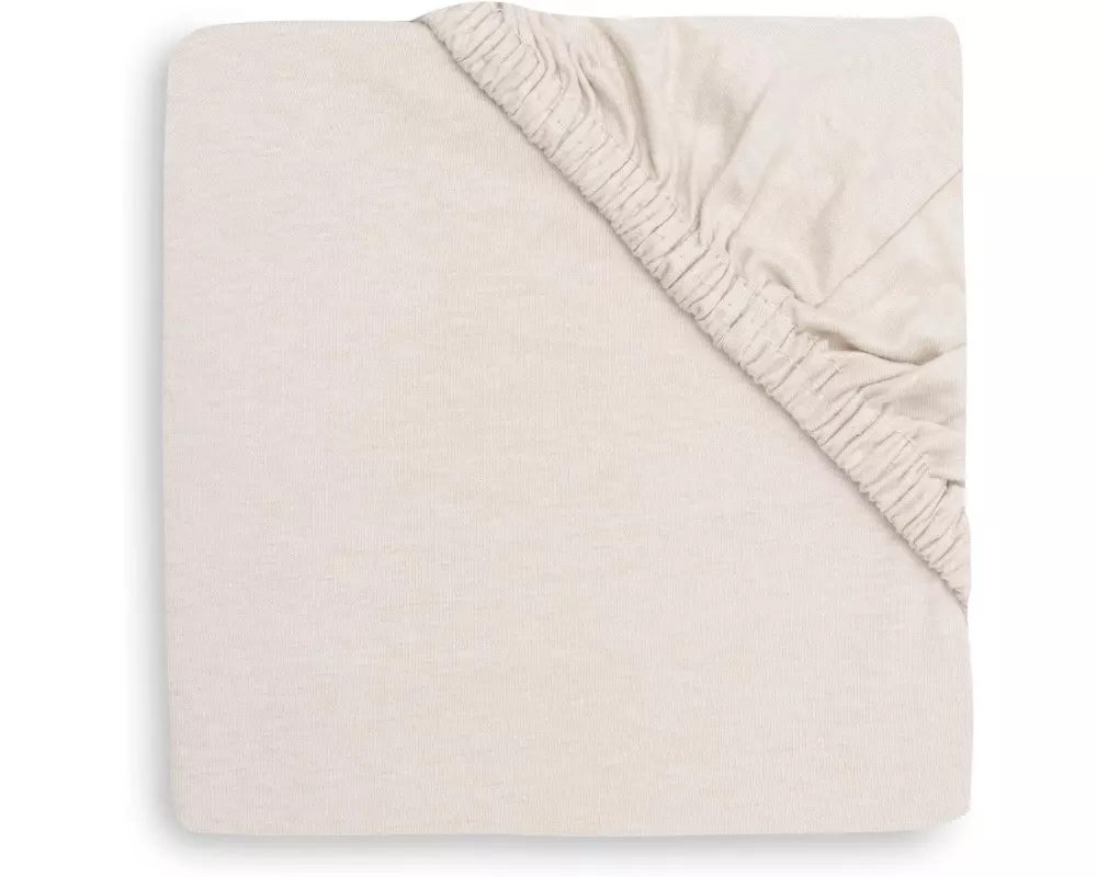 Jollein Spannbettlaken Jersey 70/75 x 140/150cm – Sand