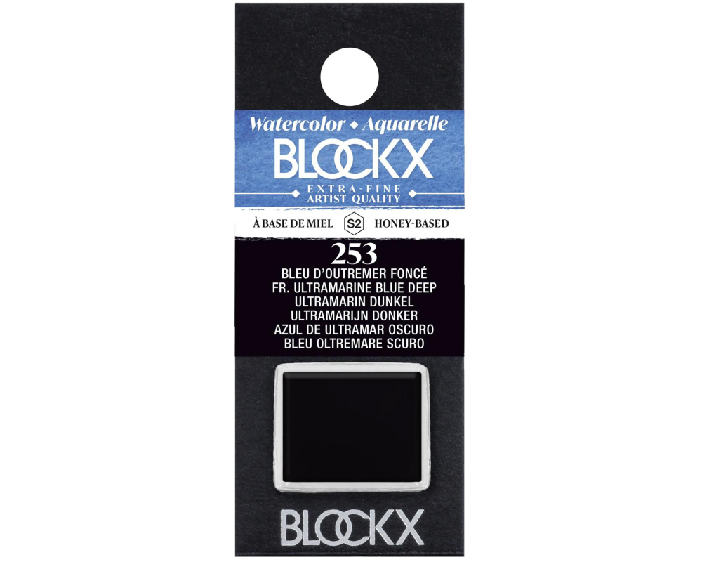 BLOCKX Aquarellfarbe 1.5ml 41253BXC ultramarin dunkel
