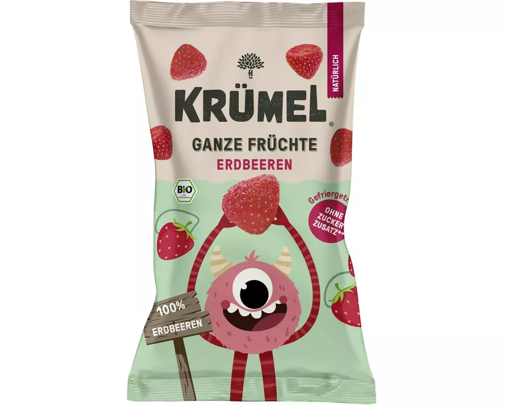 KRÜMEL Ganze Früchte Erdbeeren 10 g