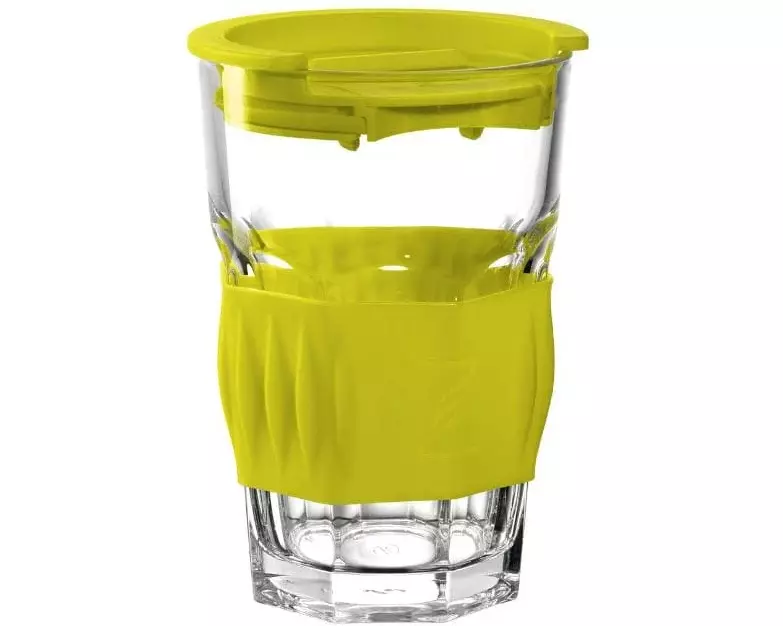 Montana Trinkbecher To Go 420 ml, 1 Stück, Grün/Transparent