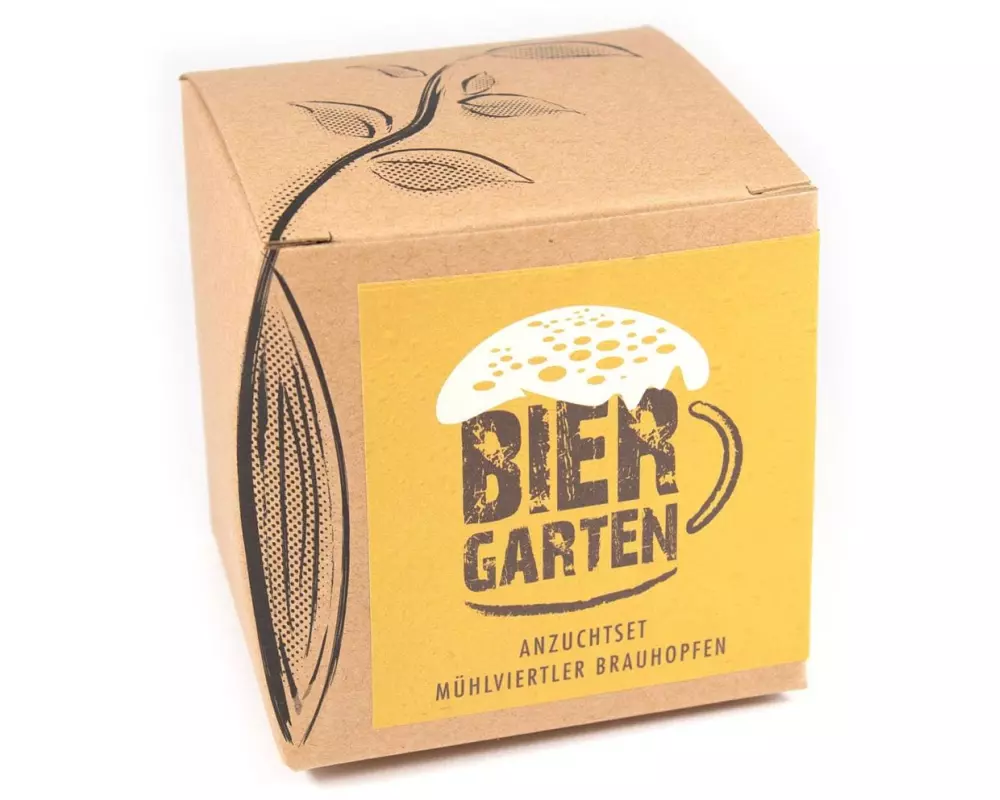 Naturkraftwerk Anzuchtset Biergarten, mit Hopfensaatgut