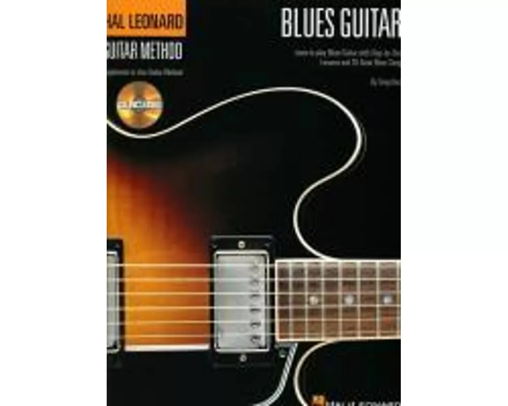 Hal Leonard Guitar Method Blues Guitar Beginner and Intermediate Lessons Learn 12-Bar Blues, Scales and Riffs Tab and Online Audio Play-Along