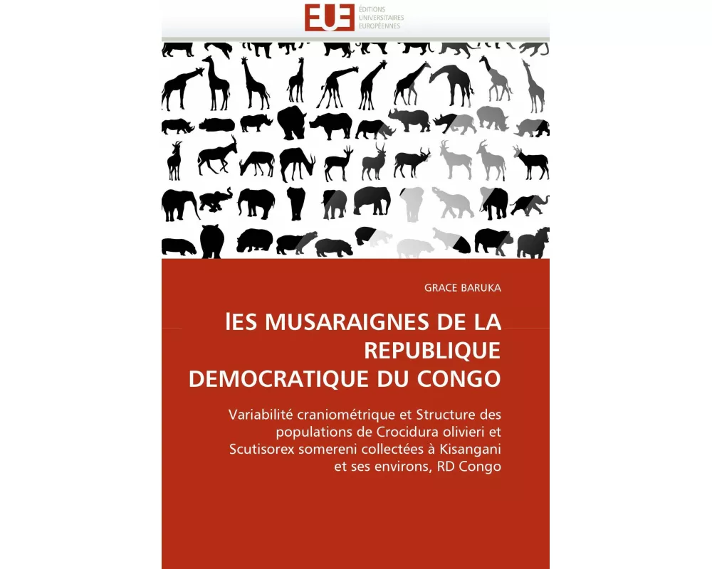 lES MUSARAIGNES DE LA REPUBLIQUE DEMOCRATIQUE DU CONGO