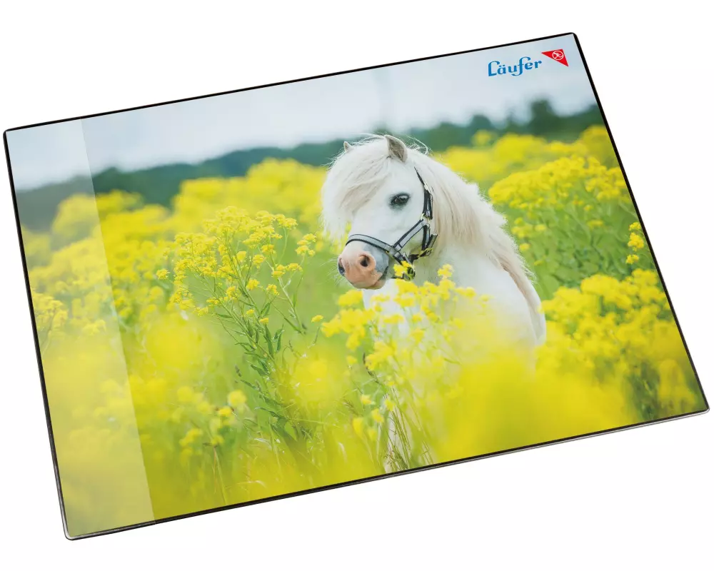 Läufer Schreibunterlage Pferd im Rapsfeld 40 x 53 cm, 1 Stück
