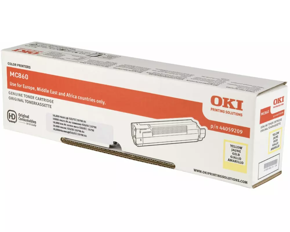 OKI Toner 44059209 Yellow