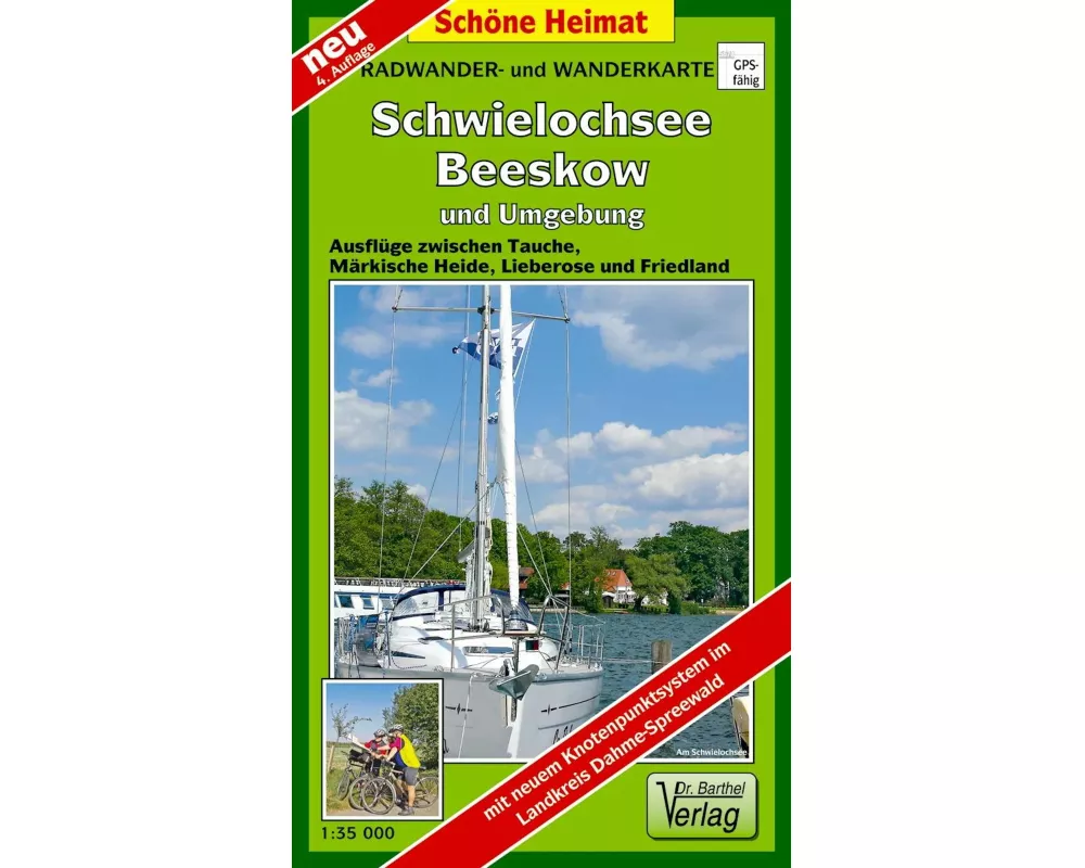 Schwielochsee, Beeskow und Umgebung 1 : 35 000. Radwander-und Wanderkarte