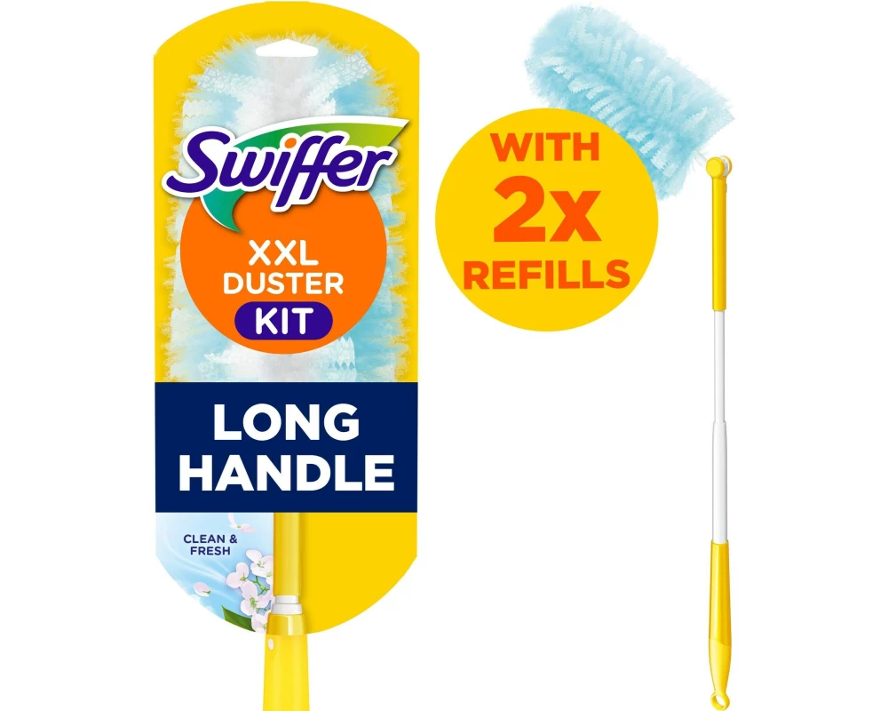 Swiffer Staubmagnet mit Hängevorrichtung XXL 2 Stück, Blau/Gelb