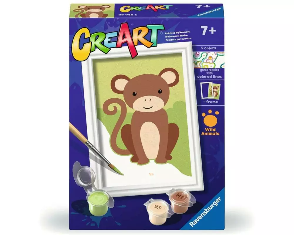 Ravensburger Malen nach Zahlen CreArt Wild Monkey