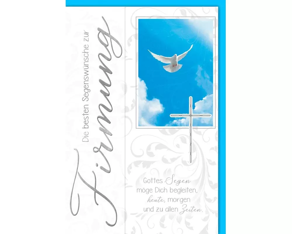 Braun + Company Glückwunschkarte Taube 11.5 x 17 cm