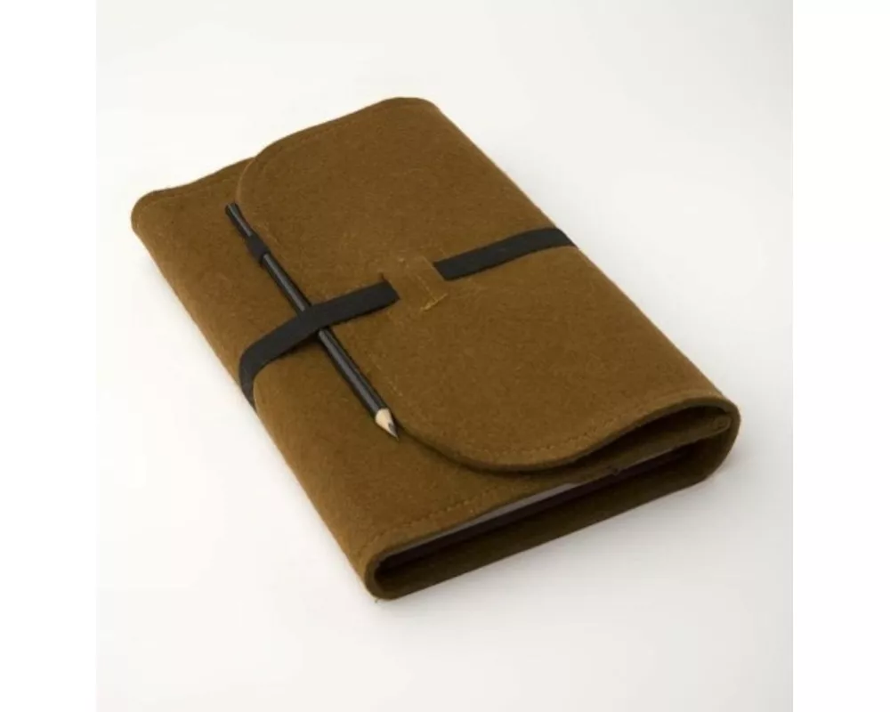 buchfilz Buchhülle - Braun