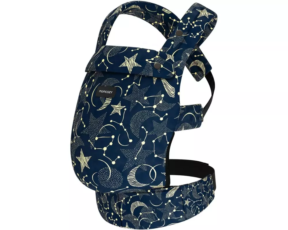 momcozy Babytrage Baumwolle STR Blau
