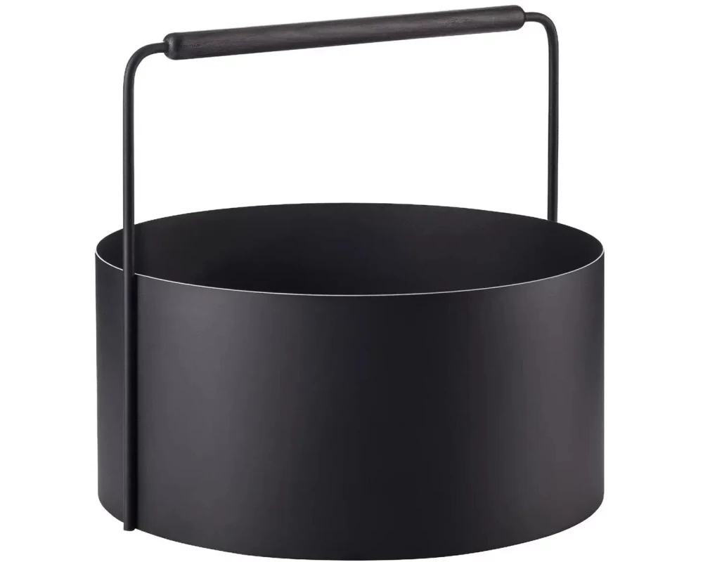 Blomus Ashi Stahl pulverbeschichtet Eiche Schwarz L