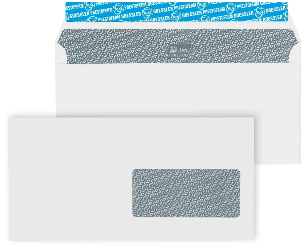 Goessler Couvert G-Line C5/6 mit Fenster rechts, 500 Stück