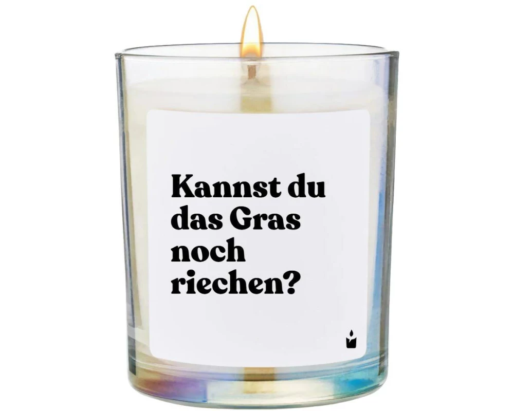 ChattyCandles Duftkerze Kannst du das Gras noch riechen 6.7 x 8 cm