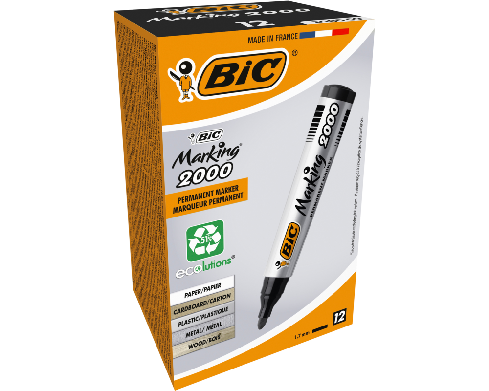 BIC Marking 2000 1.7mm 8209153 Ecolutions schwarz