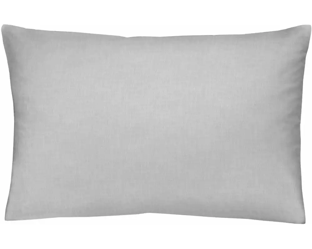 Home Fashion Kopfkissenbezug Halbleinen Grau, 50 x 70 cm