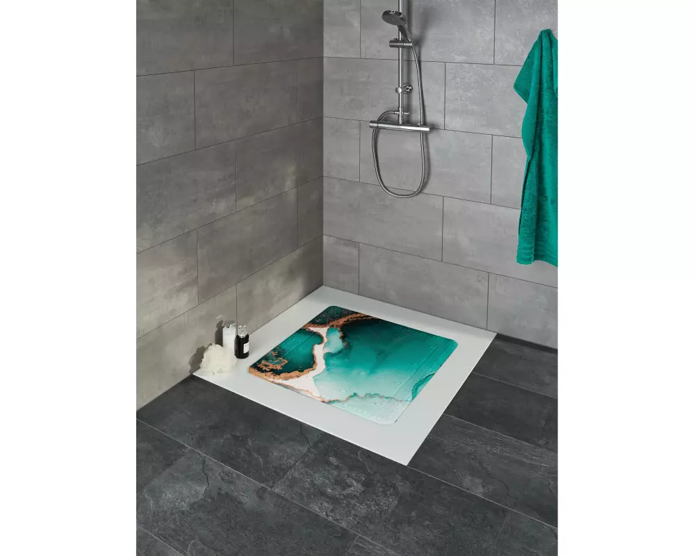 Kleine Wolke Duschwanneneinlage Teal Grün