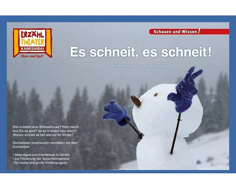 Es schneit, es schneit! / Kamishibai Bildkarten