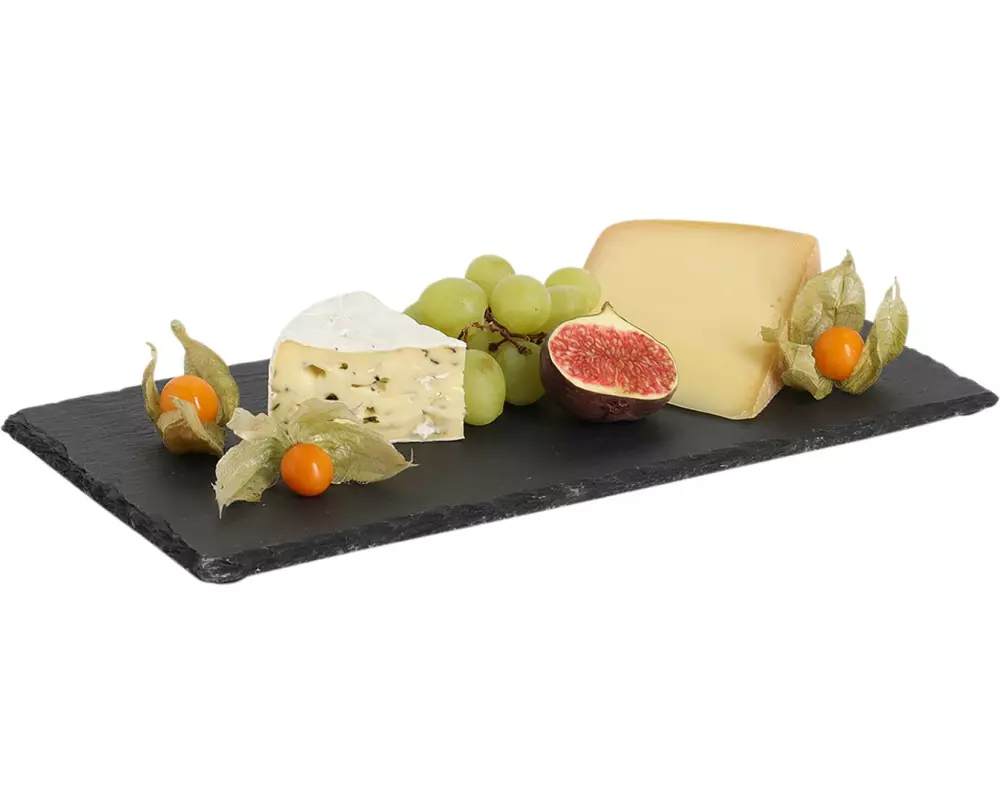 Zeller Present Servierplatte Schiefer 30 x 15 cm